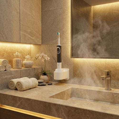 Oral-B Toothbrush Charger Holder | Electric Toothbrush Stand | Bathroom Counter Organizer | Compatible with Oral B Chargers